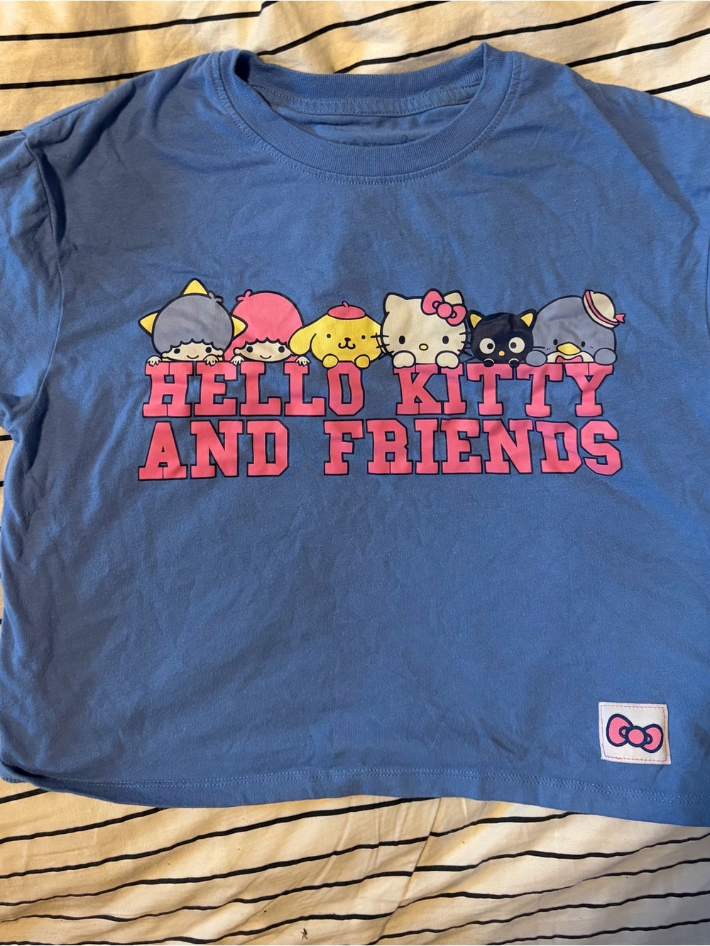 Blue Girls Hello kitty Tee